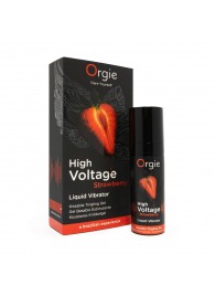 Жидкий вибратор Orgie High Voltage Strawberry - 15 мл. - ORGIE - купить с доставкой в Нижнекамске