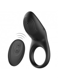 Черное эрекционное виброкольцо с пультом ДУ - Ibiza - в Нижнекамске купить с доставкой