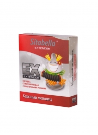 Стимулирующая насадка Sitabella Extender  Красный молодец - Sitabella - купить с доставкой в Нижнекамске