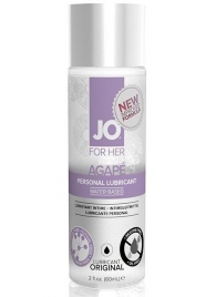 Лубрикант на водной основе для женщин JO AGAPE LUBRICANT ORIGINAL - 60 мл. - System JO - купить с доставкой в Нижнекамске