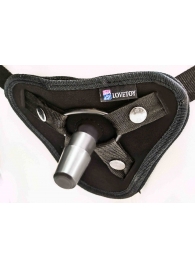 Вибрострапон с двумя насадками UniStrap - 18 и 18 см. - LOVETOY (А-Полимер) - купить с доставкой в Нижнекамске