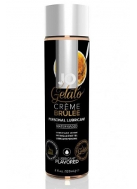 Лубрикант с ароматом крем-брюле JO GELATO CREME BRULEE - 120 мл. - System JO - купить с доставкой в Нижнекамске