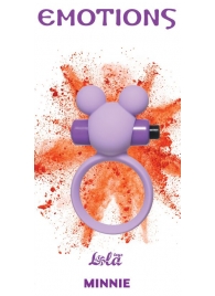 Сиреневое эрекционное виброколечко Emotions Minnie - Lola Games - в Нижнекамске купить с доставкой