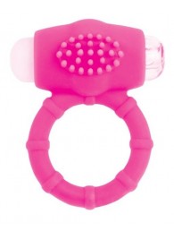 Розовое эрекционное виброкольцо A-toys - A-toys - в Нижнекамске купить с доставкой