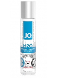 Возбуждающий лубрикант на водной основе JO Personal Lubricant H2O Warming - 30 мл. - System JO - купить с доставкой в Нижнекамске