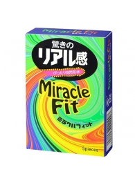 Презервативы Sagami Xtreme Miracle Fit - 5 шт. - Sagami - купить с доставкой в Нижнекамске