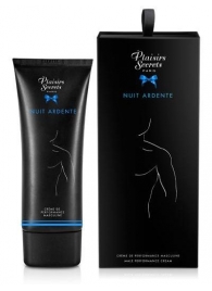 Возбуждающий крем для мужчин Nuit Ardente Creme Performante Plaisirs Secrets - 60 мл. - Plaisir Secret - купить с доставкой в Нижнекамске