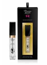 Стимулирующий блеск для губ Baiser Brulant Gloss Plaisirs Secrets - 7 мл. - Plaisir Secret - купить с доставкой в Нижнекамске
