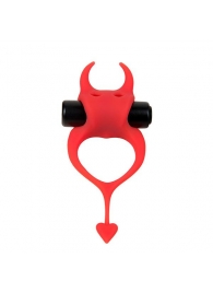 Красное эрекционное кольцо в форме дьяволенка DEVOL COCKRING - Adrien Lastic - в Нижнекамске купить с доставкой