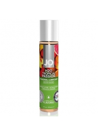 Смазка с ароматом тропических фруктов JO Flavored Tropical Passion - 30 мл. - System JO - купить с доставкой в Нижнекамске