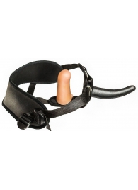 Женский страпон с вагинальной пробкой Woman Strap - 12 см. - LOVETOY (А-Полимер) - купить с доставкой в Нижнекамске