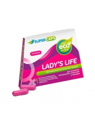 Возбуждающие капсулы Ladys Life - 14 капсул (0,35 гр.) - SuperCaps - купить с доставкой в Нижнекамске