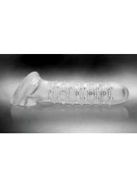 Утолщающая ребристая насадка на пенис - Доминирующее кольцо - в Нижнекамске купить с доставкой