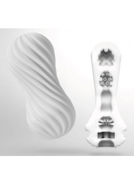 Мастурбатор FLEX Silky White с мягким рельефом - Tenga - в Нижнекамске купить с доставкой