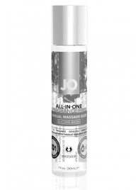 Массажный гель ALL-IN-ONE Massage Oil Sensual нейтральный - 30 мл. - System JO - купить с доставкой в Нижнекамске