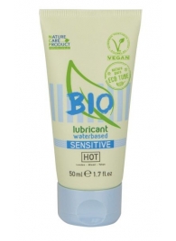 Органический лубрикант для чувствительной кожи Bio Sensitive - 50 мл. - HOT - купить с доставкой в Нижнекамске