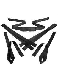 Бондажный набор из сатиновых лент Bordeaux 5 Piece Satin Bondage Set - XR Brands - купить с доставкой в Нижнекамске