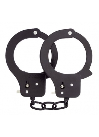 Чёрные наручники из листового металла BONDX METAL CUFFS BLACK - Dream Toys - купить с доставкой в Нижнекамске