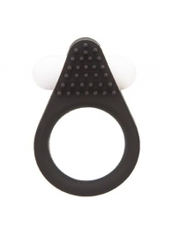Чёрное эрекционное кольцо LIT-UP SILICONE STIMU RING 1 BLACK - Dream Toys - в Нижнекамске купить с доставкой