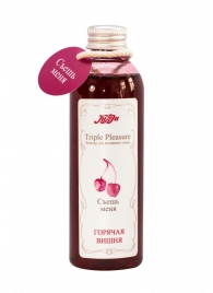 Эликсир Triple Pleasure  Горячая вишня  - 130 гр. - JULEJU - купить с доставкой в Нижнекамске