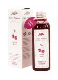 Эликсир Triple Pleasure  Горячая вишня  - 130 гр. - JULEJU - купить с доставкой в Нижнекамске