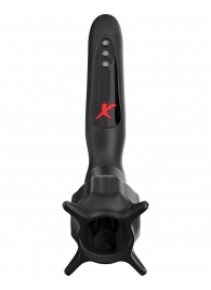 Чёрный вибростимулятор для головки члена с эффектом всасывания Vibrating Roto-Sucker - Pipedream - в Нижнекамске купить с доставкой