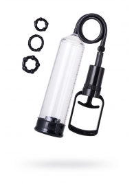 Вакуумная помпа A-toys с уплотнителем и эрекционными кольцами - A-toys - в Нижнекамске купить с доставкой