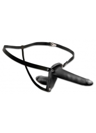 Женский страпон с вагинальной пробкой Double Penetrix Strap-on - 15 см. - Pipedream - купить с доставкой в Нижнекамске