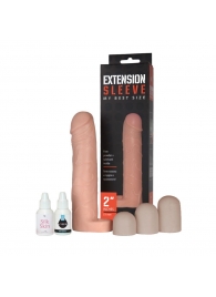 Насадка-удлинитель Extension sleeve с подхватом мошонки - 19 см. - Sitabella - в Нижнекамске купить с доставкой