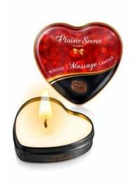Массажная свеча с ароматом шоколада Bougie Massage Candle - 35 мл. - Plaisir Secret - купить с доставкой в Нижнекамске