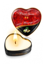 Массажная свеча с ароматом экзотических фруктов Bougie Massage Candle - 35 мл. - Plaisir Secret - купить с доставкой в Нижнекамске