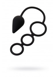Тройное эрекционное кольцо с анальным хвостом Drop M-size - Erotist Adult Toys - в Нижнекамске купить с доставкой