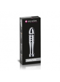 Ребристый фаллоимитатор для электростимуляции Funky Fella Rill Dildo - 13 см. - MyStim - купить с доставкой в Нижнекамске