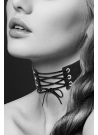 Оригинальный ошейник-чокер со шнуровкой - Bijoux Pour Toi - купить с доставкой в Нижнекамске