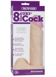 Ультрареалистичная насадка для трусиков Vac-U-Lock 8  ULTRASKYN Cock - 20,57 см. - Doc Johnson - купить с доставкой в Нижнекамске