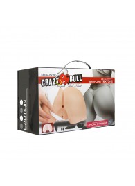 Вагина и попка с вибрацией CRAZY BULL - Baile - в Нижнекамске купить с доставкой