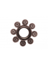 Чёрное эрекционное кольцо Rings Bubbles - Lola Games - в Нижнекамске купить с доставкой