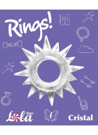 Прозрачное эрекционное кольцо Rings Cristal - Lola Games - в Нижнекамске купить с доставкой