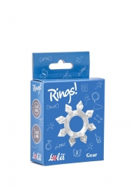 Прозрачное эрекционное кольцо Rings Gear - Lola Games - в Нижнекамске купить с доставкой
