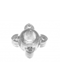 Прозрачное эрекционное кольцо Rings Screw - Lola Games - в Нижнекамске купить с доставкой