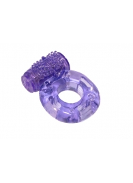 Фиолетовое эрекционное кольцо с вибрацией Rings Axle-pin - Lola Games - в Нижнекамске купить с доставкой