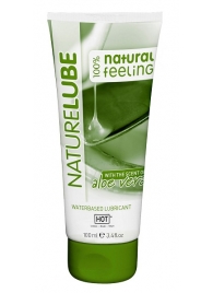 Лубрикант на водной основе NatureLube с алоэ вера - 100 мл. - HOT - купить с доставкой в Нижнекамске