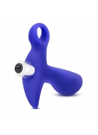 Синий стимулятор простаты с ручкой-кольцом Performance Prostimulator 02 - Blush Novelties - в Нижнекамске купить с доставкой