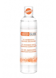 Гель-смазка 2-в-1 MASSAGE   LUBRICANT GUARANA - 300 мл. - Waterglide - купить с доставкой в Нижнекамске