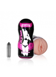 Мастурбатор-вагина Sex In A Can Vibra Vagina Tunnel - Lovetoy - в Нижнекамске купить с доставкой