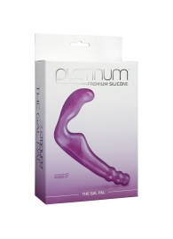 Безремневой фиолетовый страпон из силикона The Gal Pal - 17 см. - Doc Johnson - купить с доставкой в Нижнекамске