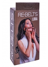 Кляп-трензель Lora с металлическими кольцами - Rebelts - купить с доставкой в Нижнекамске