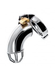 Серебристый мужской пояс верности TOYFA Metal - ToyFa - купить с доставкой в Нижнекамске