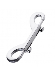 Серебристый двухсторонний карабин TOYFA Metal - ToyFa - купить с доставкой в Нижнекамске