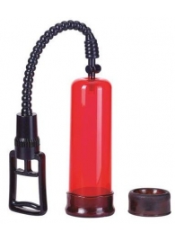Вакуумная помпа с двумя сменными насадками NEW STAY HARD PUMP CLEAR RED - Seven Creations - в Нижнекамске купить с доставкой